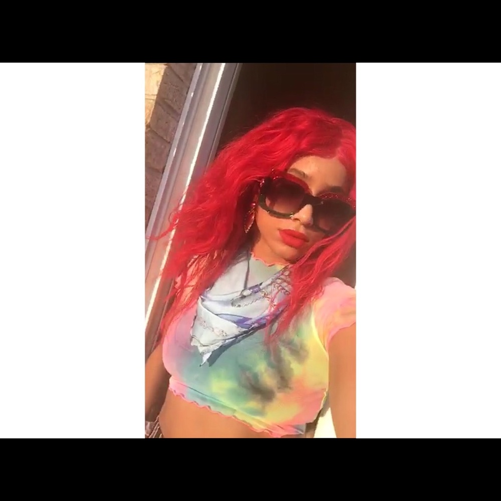 Tie dye crop top
